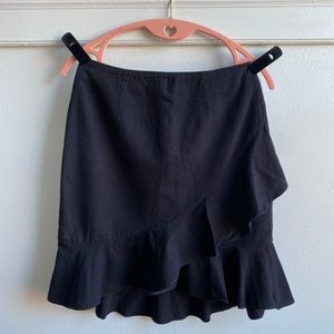 a•new•day Black Skirt with Ruffles
